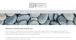 Desktop Screenshot of koritzinskykarls.com