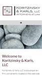 Mobile Screenshot of koritzinskykarls.com